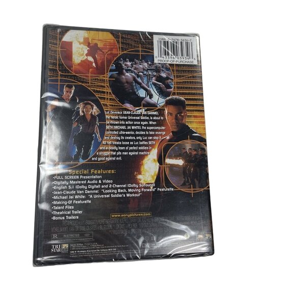 Universal Soldier The Return Sci Fi DVD 1999 u jean Claude Van Damme Bill Goldbe - Picture 2 of 2